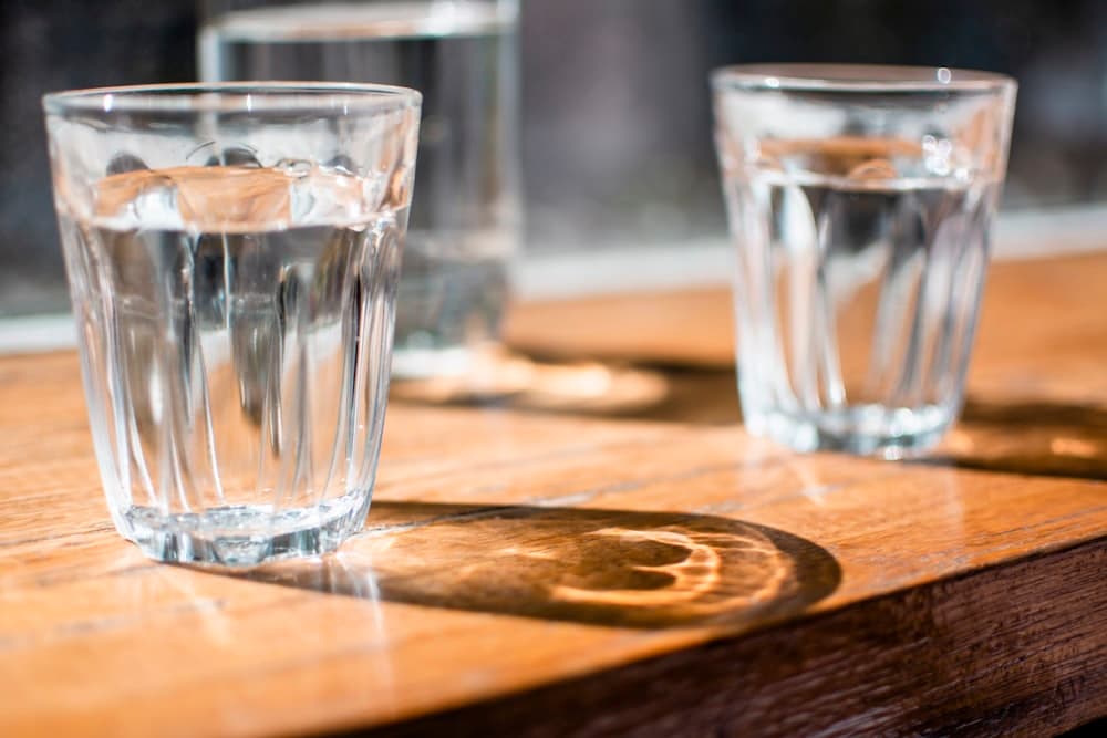 Ribbed Highball Glasses